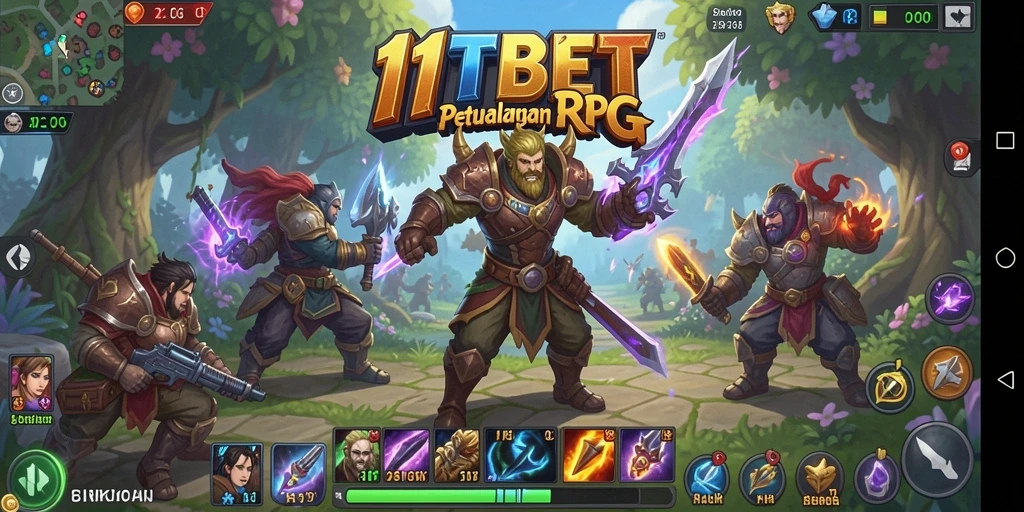 Screenshot gameplay <strong>11TBET</strong> menampilkan pertempuran epik dan karakter yang memukau.