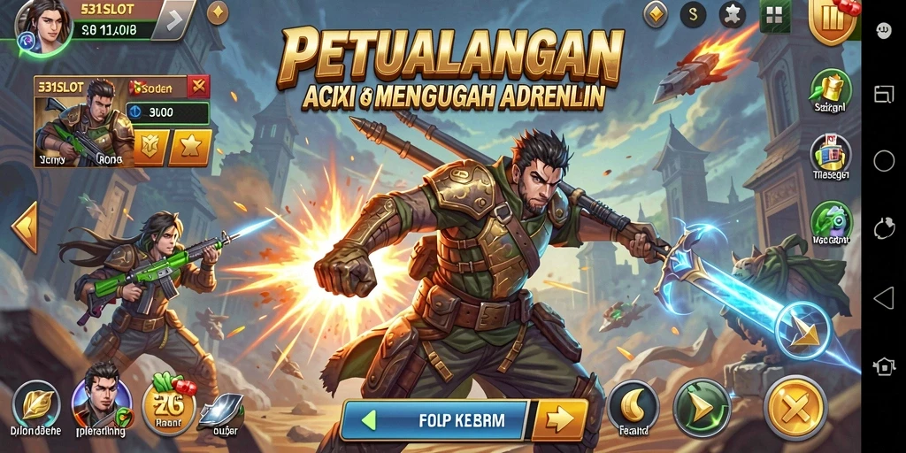 Gameplay seru 531SLOT dengan grafis menawan dan tantangan mendebarkan.