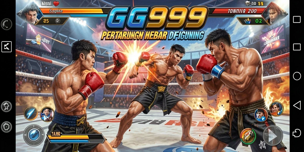 Gameplay mendebarkan dengan karakter Fighting yang beragam