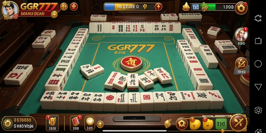 Tampilan gameplay Mahjong menarik pada GGR777.