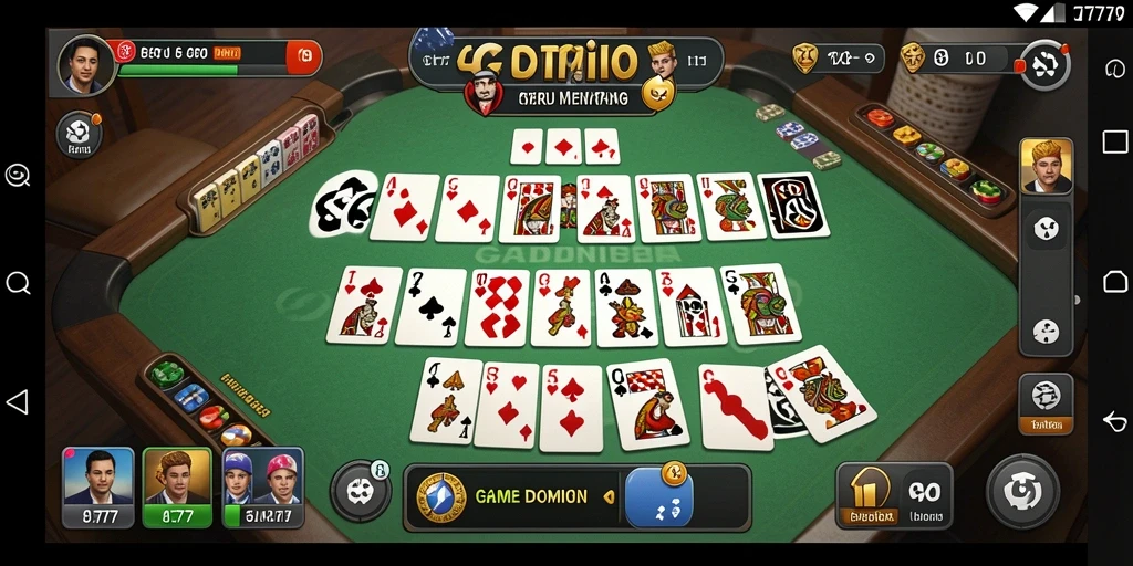 Screenshot gameplay Domino GT777 yang penuh aksi dan interaksi.