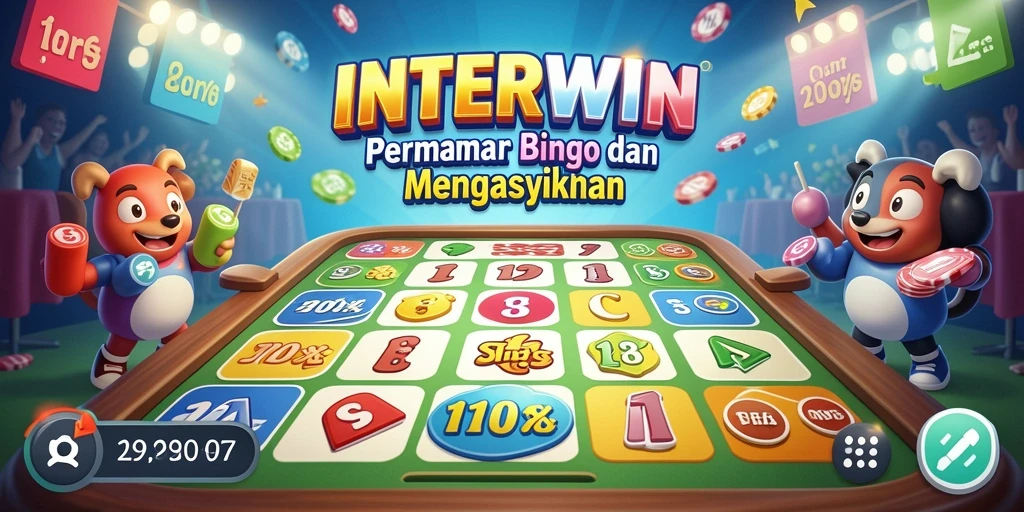 Tampilan gameplay Bingo yang penuh warna dan seru.