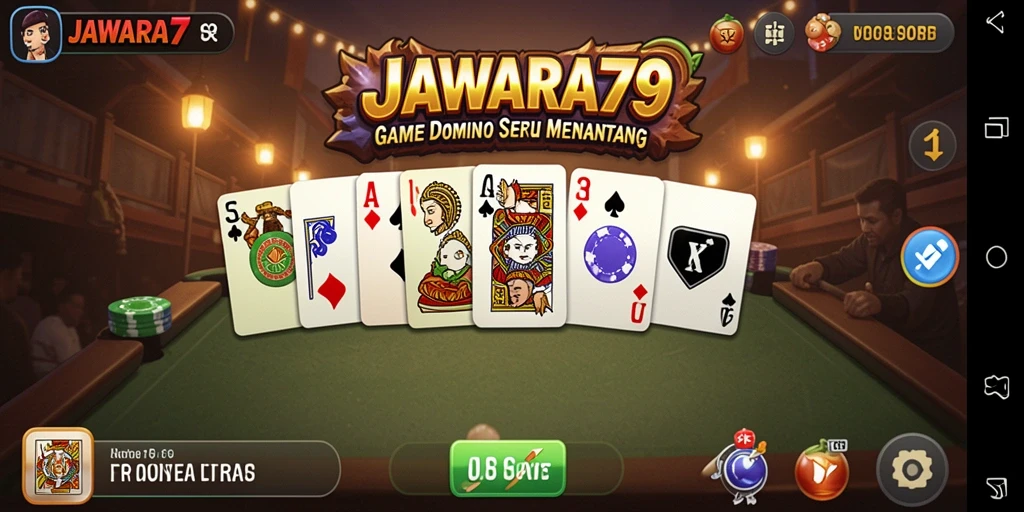 Tampilan gameplay seru di JAWARA79 dengan desain menarik.