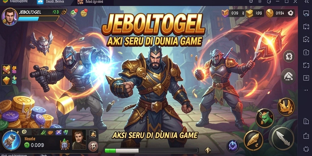 Tampilan mendebarkan dari gameplay JEBOLTOGEL yang penuh aksi.