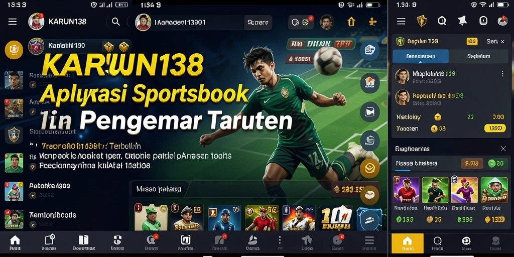Tampilan gameplay menarik dari aplikasi sportsbook KARUN138.