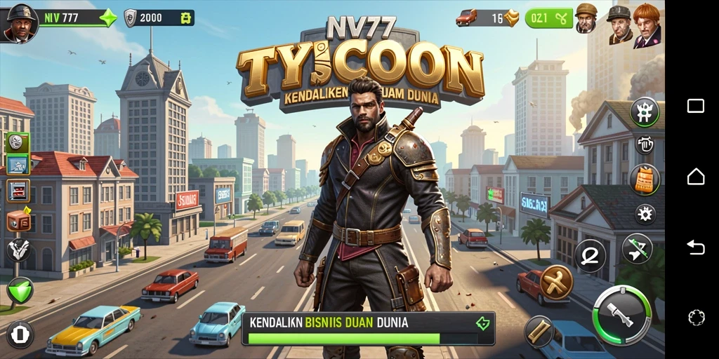 Tampilan gameplay Tycoon yang seru dan interaktif.
