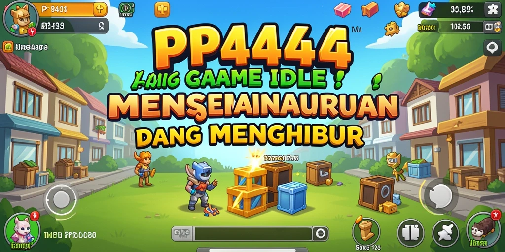 Gameplay PP444 yang menyenangkan dan penuh strategi dalam mode Idle.