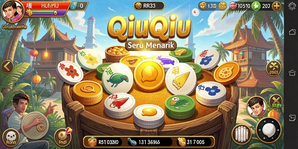 Screenshot gameplay QiuQiu yang mengasyikkan di RR33.