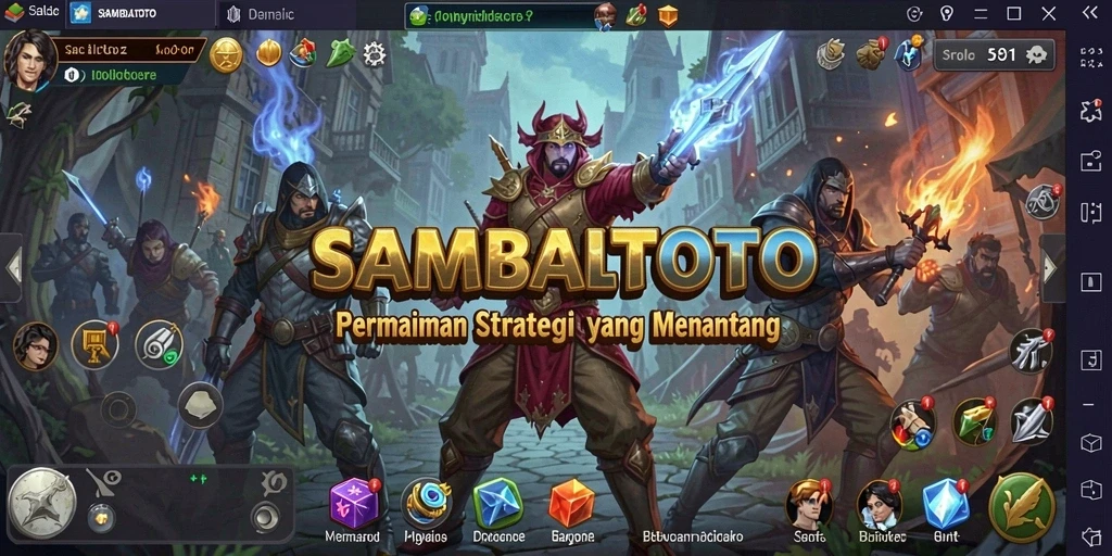 Tampilan gameplay menantang dari SAMBALTOTO dengan elemen strategi yang menarik.