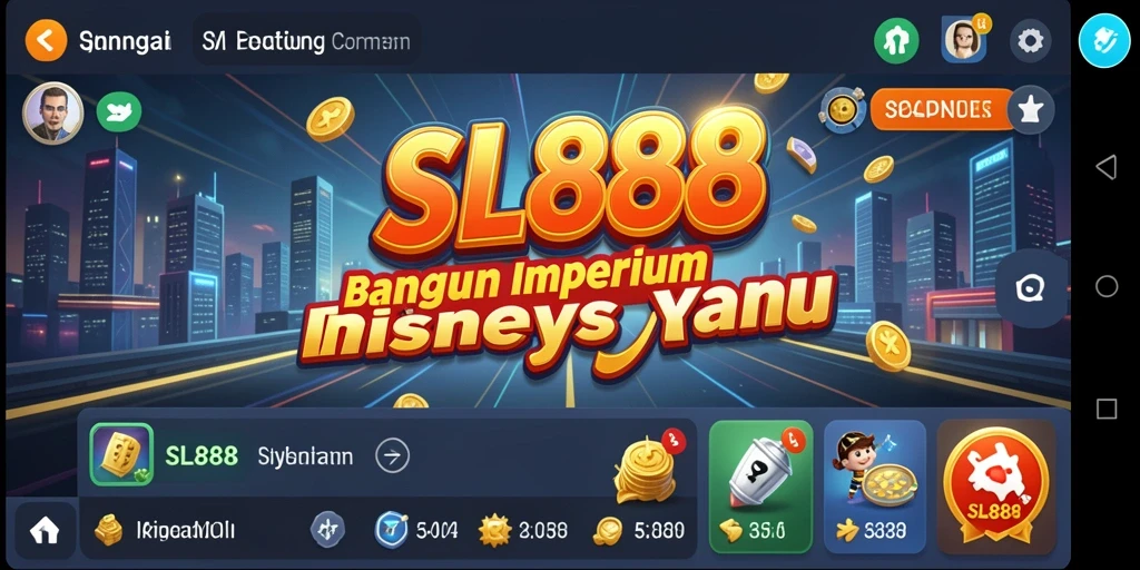 Tangkapan layar utama gameplay SL888 yang menunjukkan pengelolaan bisnis.