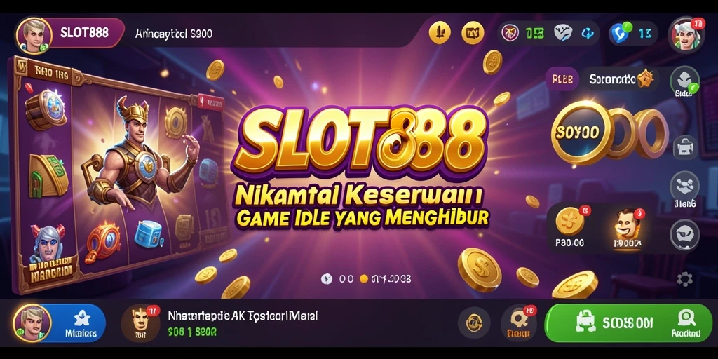 Tampilan menarik dari permainan SLOT88 dengan berbagai mesin slot.