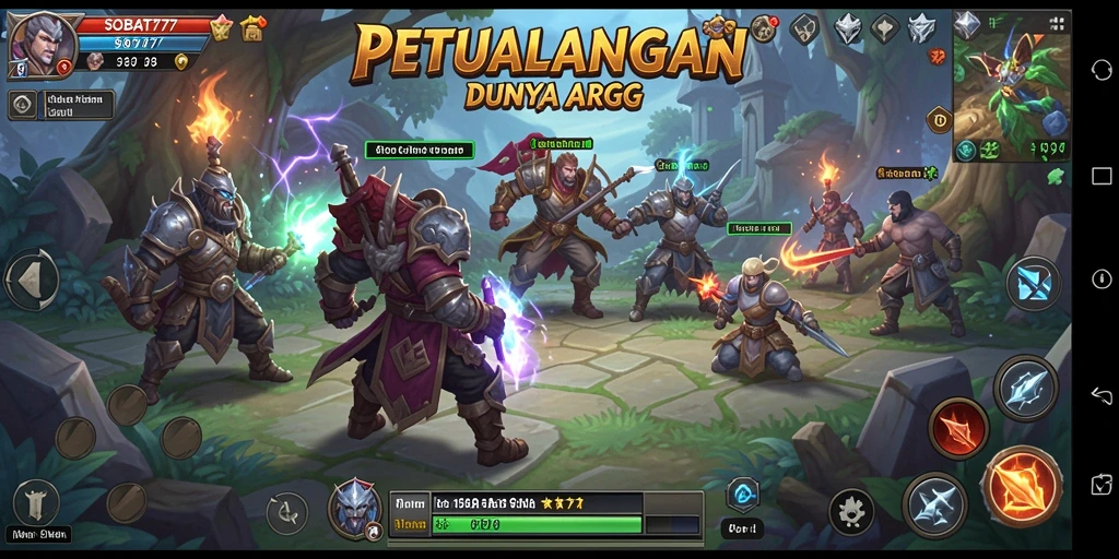 Tampilan gameplay menyerukan aksi seru di dunia ARPG.
